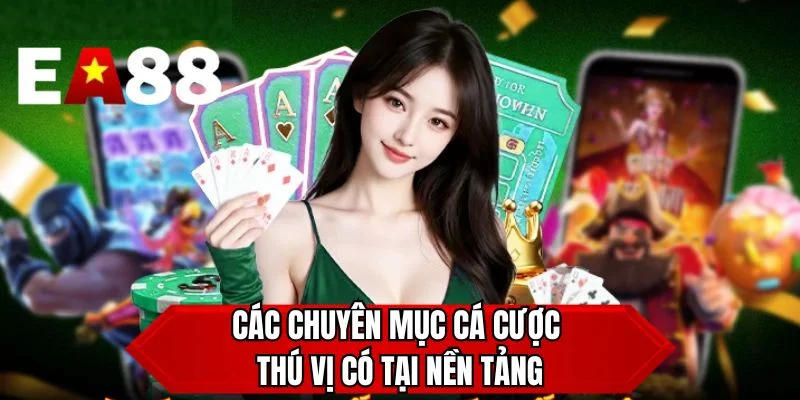 Các chuyên mục cá cược thú vị có tại nền tảng
